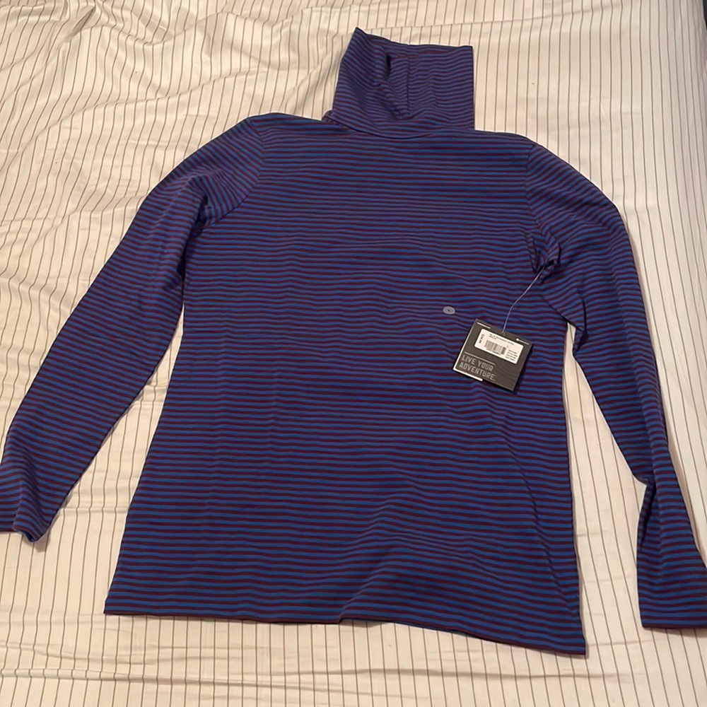 Eddie Bauer Lookout Striped Turtle Neck